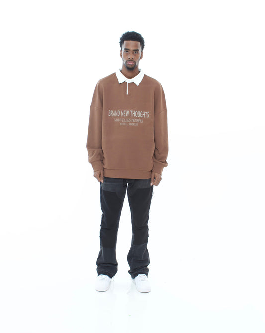 BNT Oversized Polo Sweater